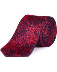 Haines and Bonner - Silk Floral Tie - Lyst