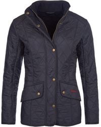 Barbour - Cavalry Polarquilt Diamond-Quilted Fleece-Lined Long Sleeve Slim Fit Quilted Jacket - Lyst