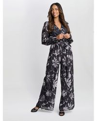 Gina Bacconi - Kourtney Chiffon Jumpsuit - Lyst