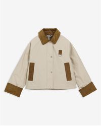 Barbour - Wendy Modern Heritage Cotton Cropped Barn Jacket - Lyst