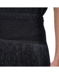 DKNY - Fringe Mini Skirt - Lyst