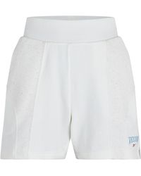 Reebok - Vars Hr Short Fleece Jogger Shorts - Lyst