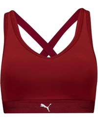 PUMA - Sporty Padded Low Impact Sports Bra - Lyst