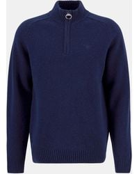 Barbour - Grangetown Half Zip Jumper - Lyst