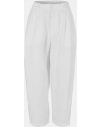 Bella Dahl - Relaxed Pleat Tailored Trousers - Lyst