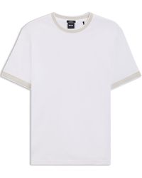 BOSS - Tessler Cotton Short Sleeve Crew Neck Slim Fit T-Shirt - Lyst
