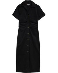 Barbour - Kenna Cotton Long-Sleeve Maxi Dress - Lyst