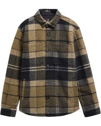 Barbour - Woodlane Wool Overshirt - Lyst
