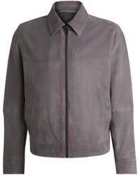 BOSS - H-Malbano5 Leather Jacket - Lyst