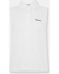 Barbour - Bowford Sleeveless Polo Shirt - Lyst