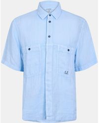 C.P. Company - Boxy Short Sleeve Shirt - Lyst