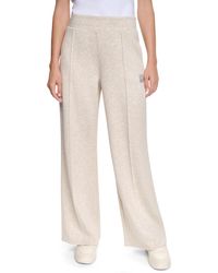 DKNY - Sport Fleece High-Waisted Open-Hem Joggers - Lyst