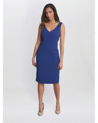 Gina Bacconi - Merna Crepe Shift Dress - Lyst