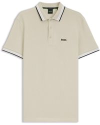 BOSS - Paddy Polo Shirt With Contrast Tipping - Lyst