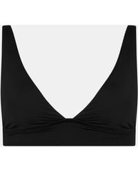 Polo Ralph Lauren - Signature Sol V Neck Bikini Top - Lyst