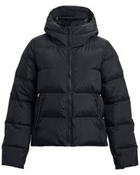 Under Armour - S Down Crinkle Jacket Black S - Lyst