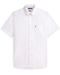Tommy Hilfiger - Short Sleeve Plain Shirt - Lyst