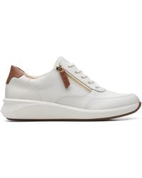 Clarks - Un Rio Zipped Low-Top Trainers - Lyst