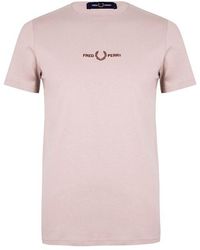 Fred Perry - Logo T Shirt - Lyst