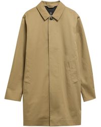 Barbour - Lorden Thigh Length Long Sleeve Button Mac - Lyst