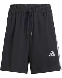 adidas - Essentials 3 Stripe Shorts - Lyst