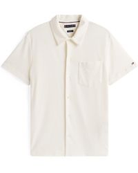 Tommy Hilfiger - Short Sleeve Plain Shirt - Lyst