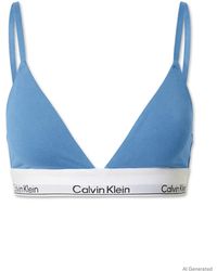 Calvin Klein - Non Wired Triangle Bralette - Lyst