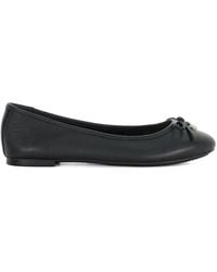 Dune - Harpington Leather Ballet Pumps - Lyst