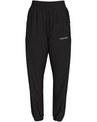 Calvin Klein - Closed Hem Woven Joggers - Lyst