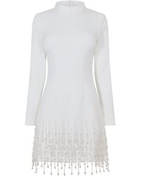 Odd Muse - Pearl Sleeved Mini Dress - Lyst