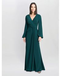 Gina Bacconi - Petra Jersey Knot Front Maxi Dress - Lyst