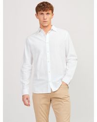 Jack & Jones - Ls Linen Shirt Sn99 - Lyst