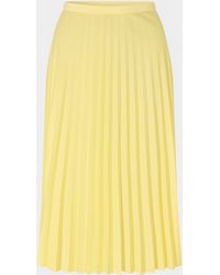 Lacoste - Long Pleated Skirt - Lyst