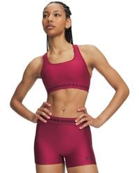Under Armour - Crossback Medium Impact Sports Bra - Lyst