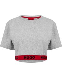 HUGO - Sporty Logo_t-shirt 10249156 0 - Lyst