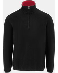 Donnay - Quarter Zip Fleece Jacket - Lyst
