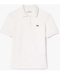 Lacoste - Cotton Short-Sleeve Slim-Fit Polo Shirt - Lyst