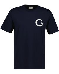 GANT - Oversized T-Shirt - Lyst