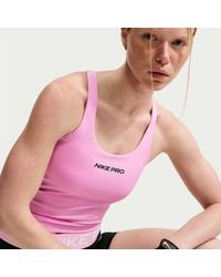 Nike - Pro Sculpt -Support Padded Sports Bra Tank Top - Lyst