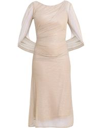 Gina Bacconi - Ciara Metallic Knit Dress - Lyst