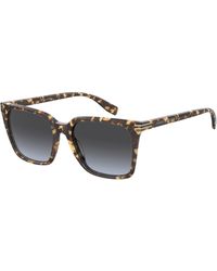 Marc Jacobs - Rectangular Round Sunglasses - Lyst
