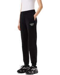 Lacoste - Logo Closed Hem Fleece Joggers - Lyst