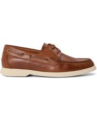 BOSS - Classic Leather Boat Shoes - Lyst