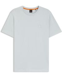 BOSS - Tales T-Shirt With Logo Patch Premium Cotton - Lyst