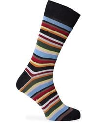 Paul Smith - Multi Stripe Cotton Crew Socks - Lyst