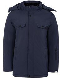 Lee Cooper - Quilted Padded Puffer Jacket - Lyst