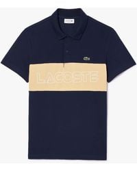 Lacoste - Regular-Fit Stretch Piqué Polo Shirt - Lyst