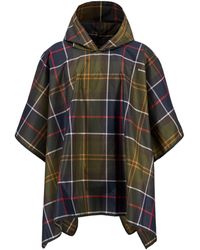 Barbour - Tartan Water Resistant Hooded Poncho - Lyst