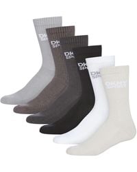 DKNY - 6 Pack Sports Socks Radde - Lyst