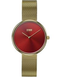 Storm - Plated Stainless Steel Fashion Analogue Watch - Lyst